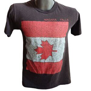 Vintage 1990s Mens Tee Medium Buttery Niagara Falls Canada T-Shirt Single Stitch